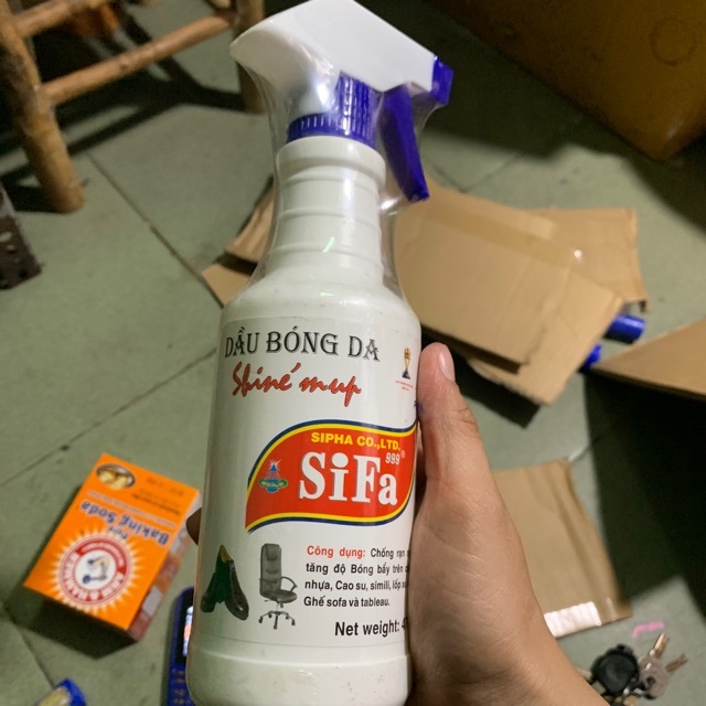 Xịt bóng đồ da simili sifa 473ml