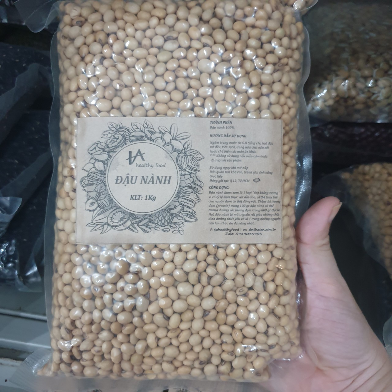 Đậu nành/ đậu tương - 1000gr