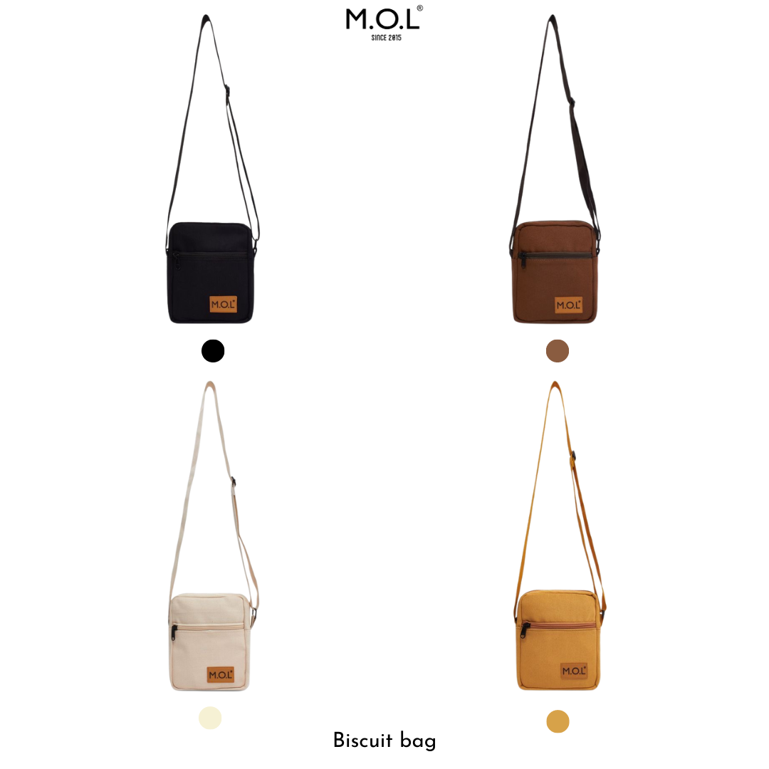Túi đeo chéo : m.o.l biscuit