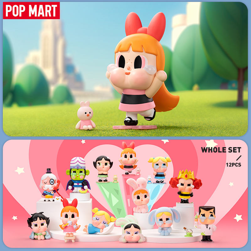 POP MART CRYBABY × Powerpuff Girls Series Figures Blind Box