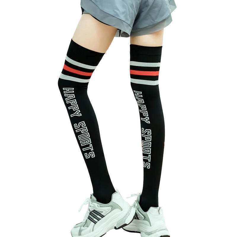 ◄ Golf socks women's over-knee socks compression socks men's muscular compression socks sports slimming long socks elastic and non-slip