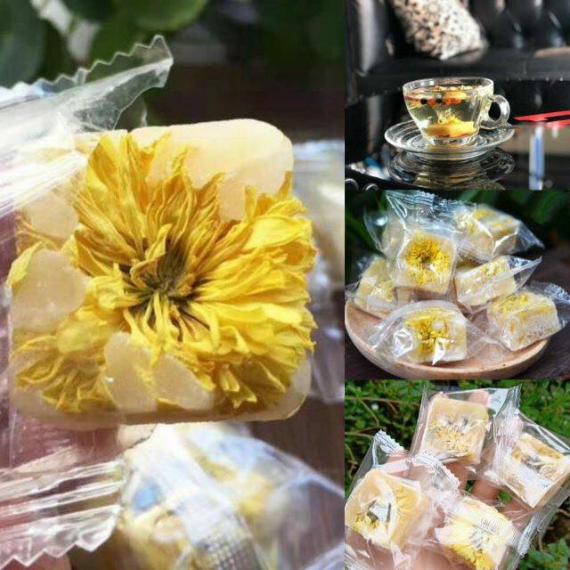 Trà hoa cúc đường phèn mật ong - loại ngon 500g