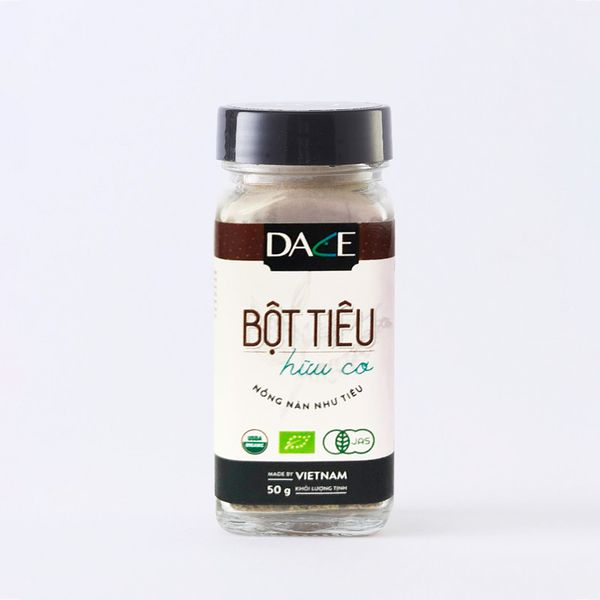 Bột tiêu hữu cơ dace 50gr chỉ 69k