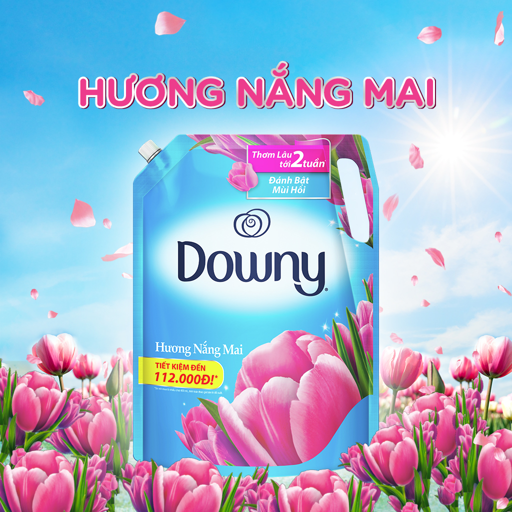 Nước Xả Vải Downy Hương Nắng Mai 1.5L/2.3L/3L/3.5L