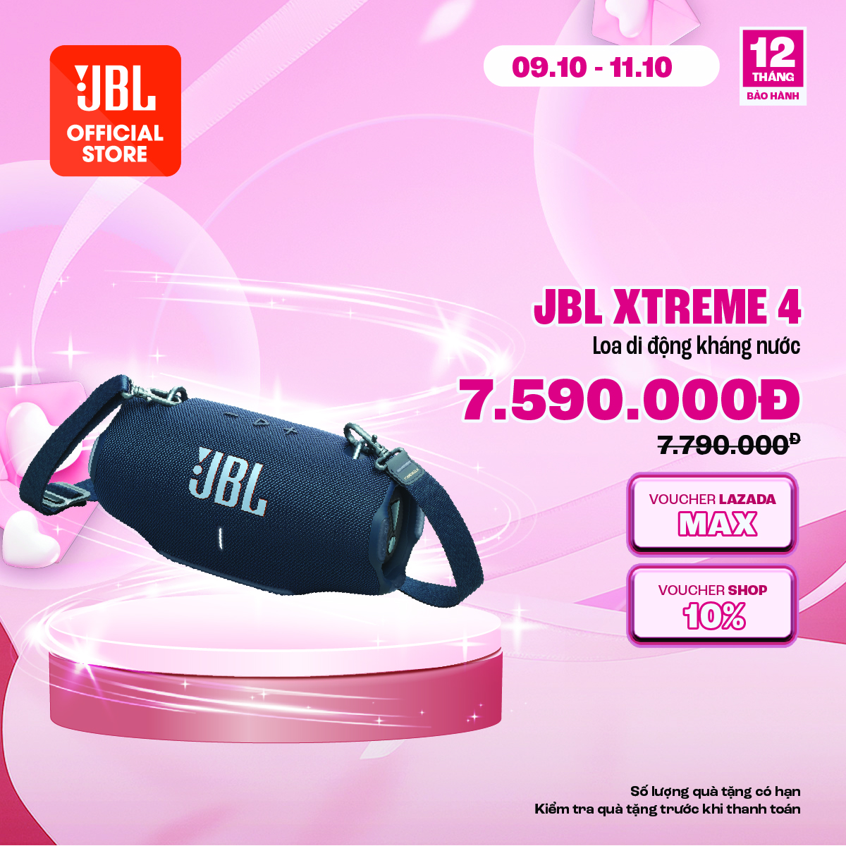 Loa Bluetooth JBL XTREME 4 - Hàng Chính Hãng