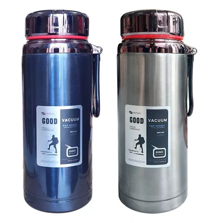 Bình Giữ Nhiệt 1000ML, Phích giữ Nhiệt Tập Thể Thao, Bình Lắc Thể Thao Shaker, Bình Lắc Tập Gym Inox Có Giữ Nhiệt - Chính Hãng miDoctor