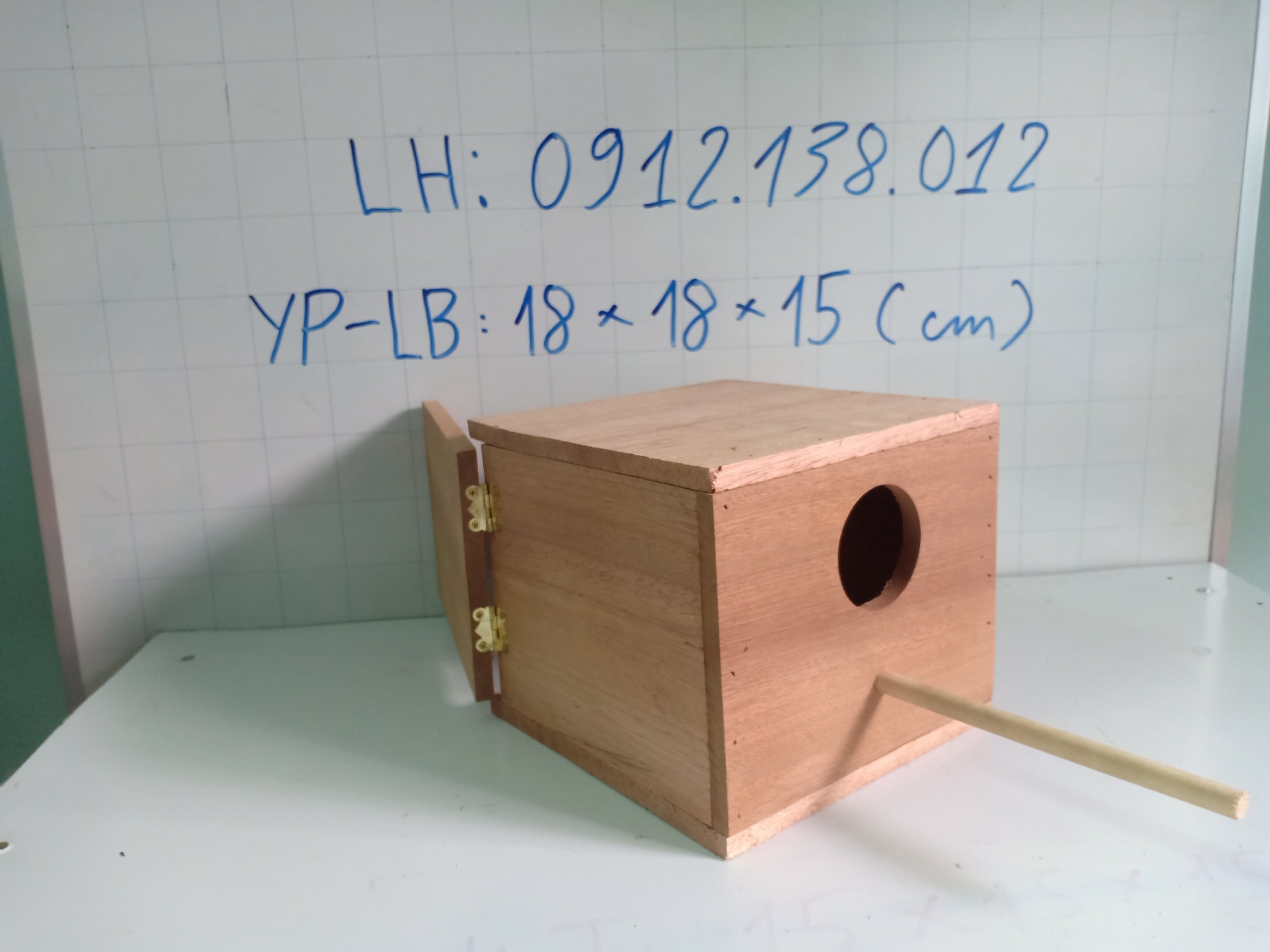 Tổ đẻ VẸT YẾN PHỤNG - KT 18*18*15 cm