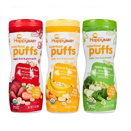 Bánh ăn dặm happy baby organic vị dâu củ dền