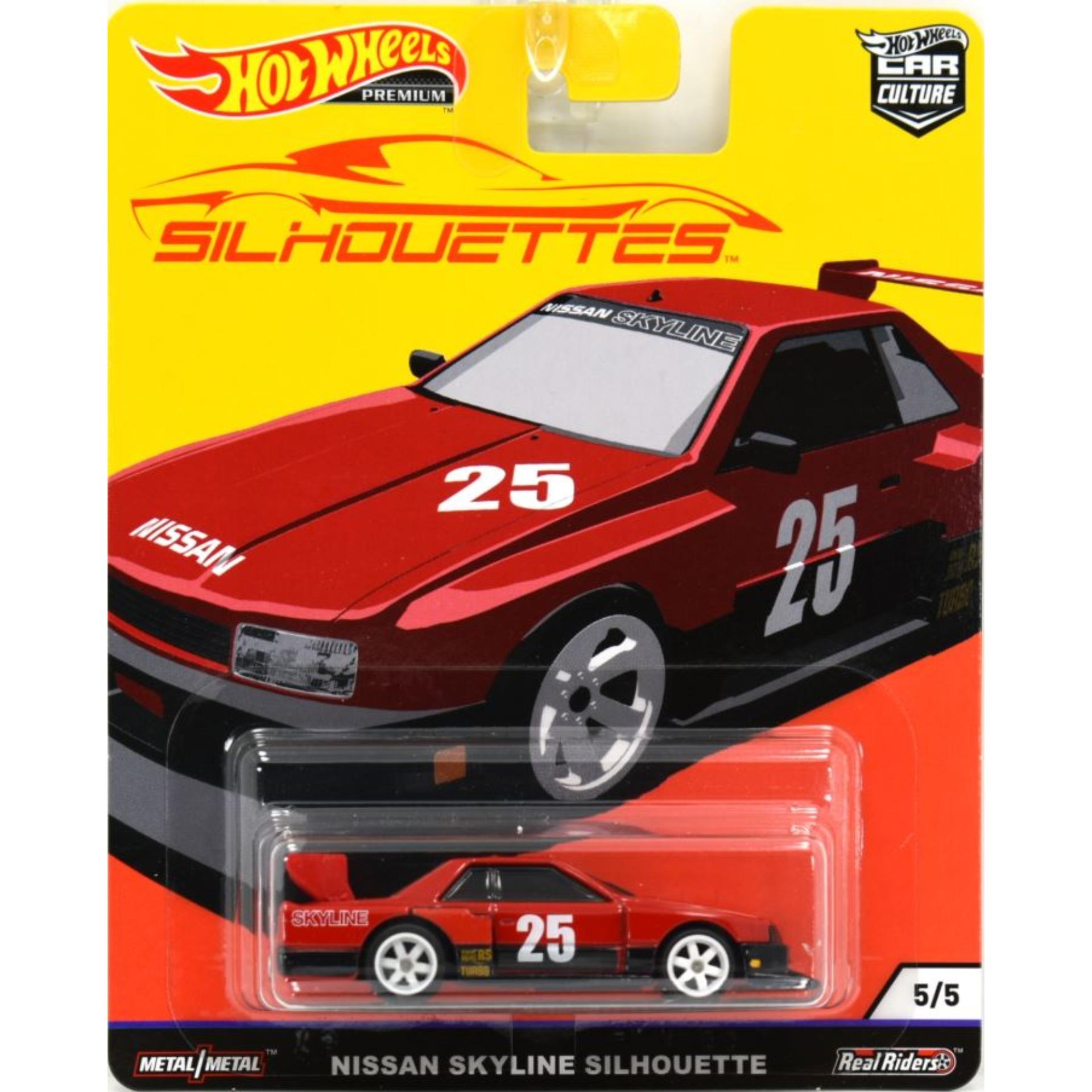 Xe ô tô mô hình tỉ lệ 1:64 Hot Wheels bánh cao su 2019 Car Culture Silhouettes Nissan Skyline Silhouette