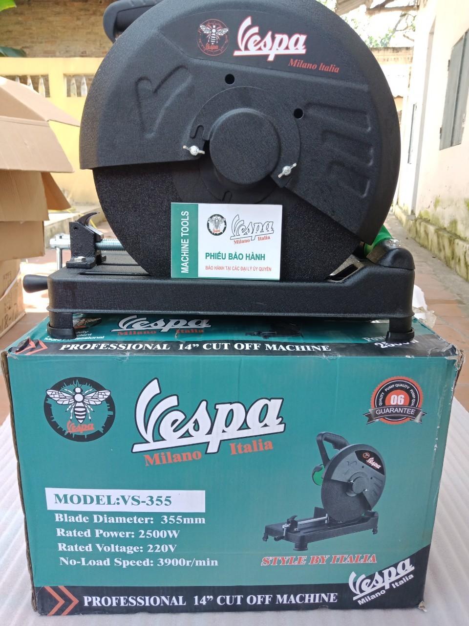Máy cắt sắt bàn vespa 2500w may cat sat ban
