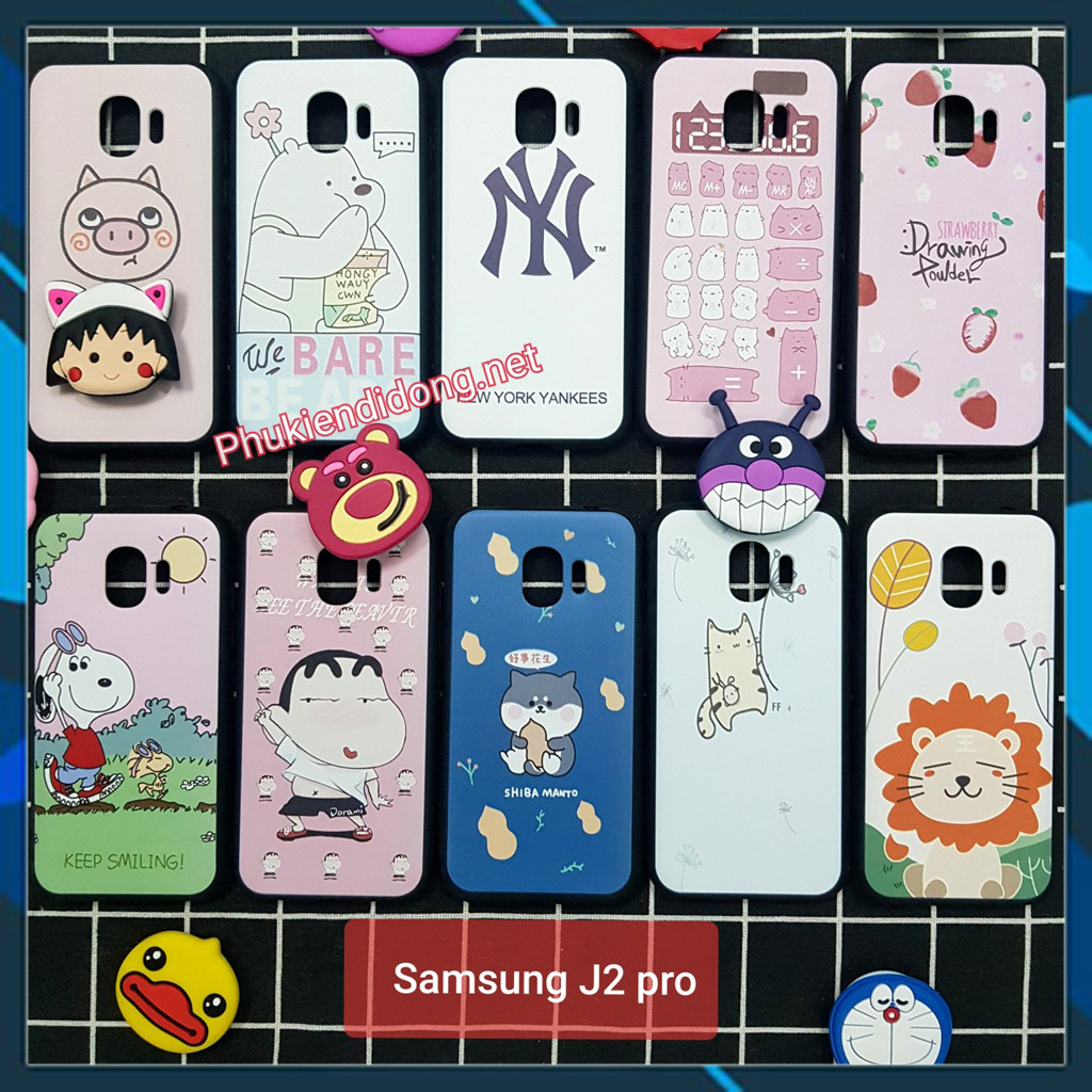[Nhiều mẫu] ốp Lưng dẻo cute Cho Sam Sung J2 Pro (J250), J2 core Samsung Galaxy J2 Pro