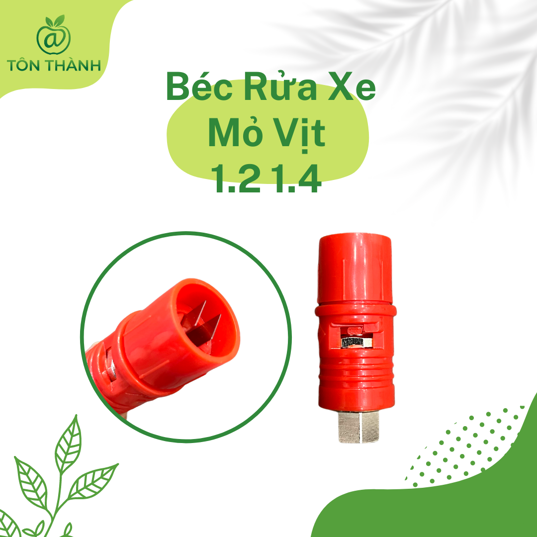 Béc xịt rửa xe mỏ vịt tăng áp tia sứ 1.2 1.4