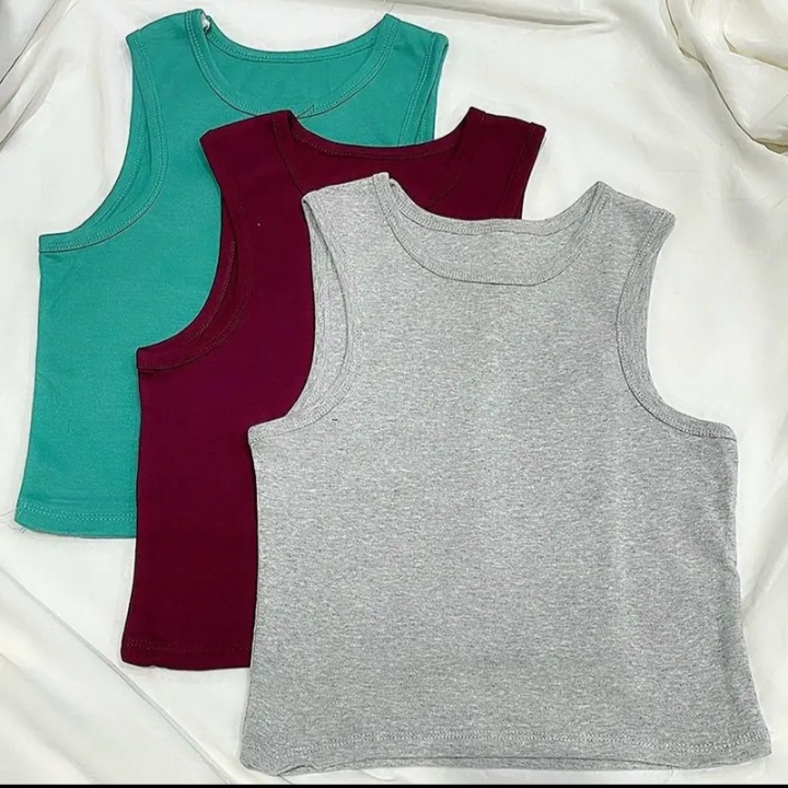 Áo thun nữ croptop dáng ôm kiểu ba lỗ ngược in chữ das
