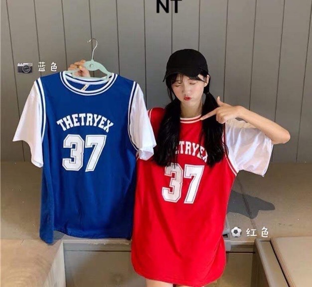Áo Thun Bóng Rổ Unisex Nam Nữ Lakers 37 - Lapi VN, Chất Cotton Form Rộng Tay Lỡ Cổ Tròn Freesize W3