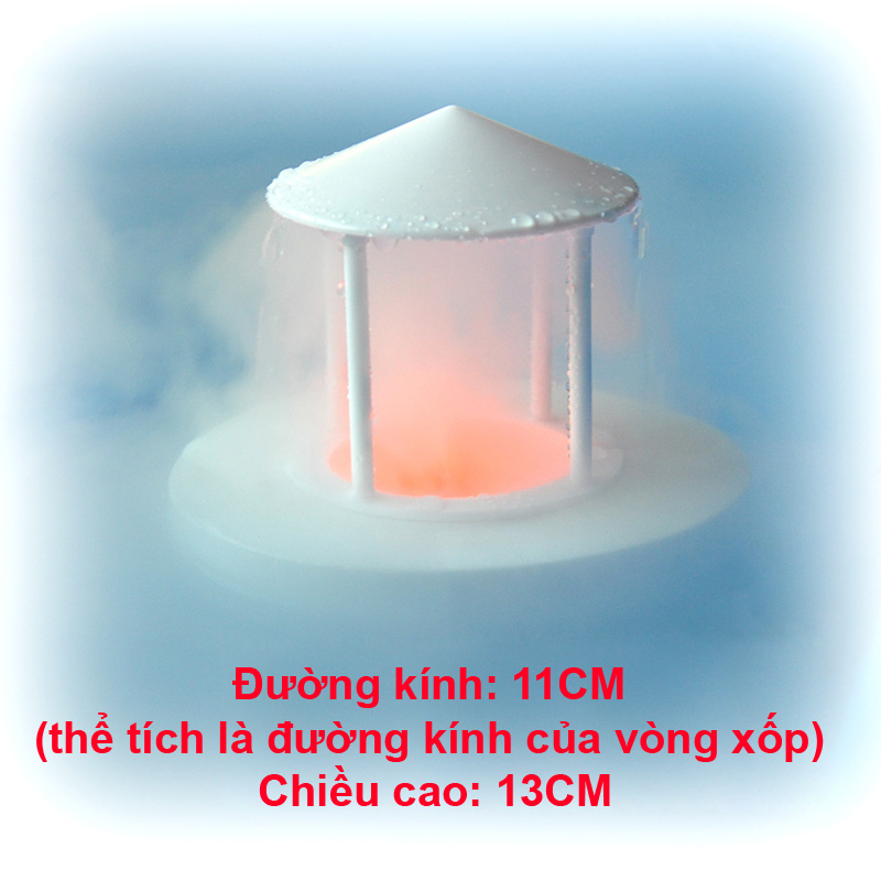[Tùy chọn mua] Máy phun sương tạo khói, giá đỡ nổi trên mặt nước, quả cầu thủy tinh