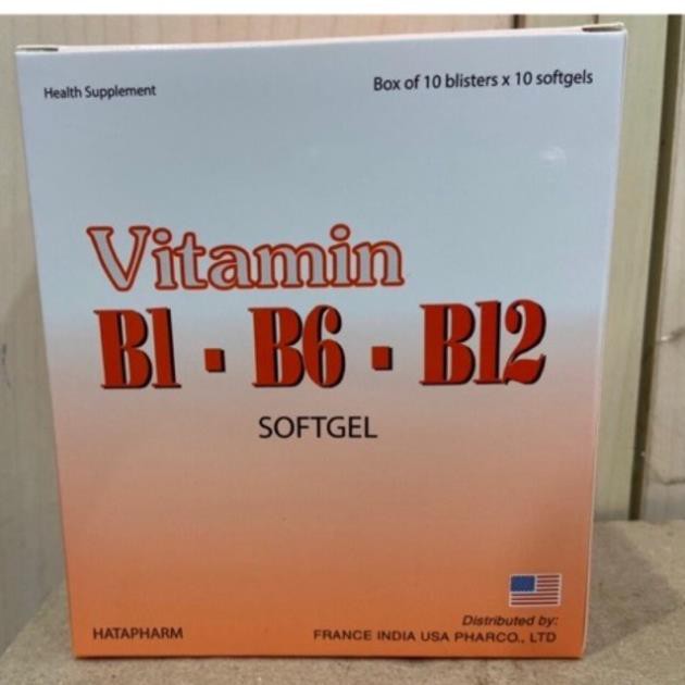 Viên Uống Vitamin 3B Liên Doanh Mỹ Bổ Sung Vitamin, Bổ Thần Kinh Cho Cơ Thể