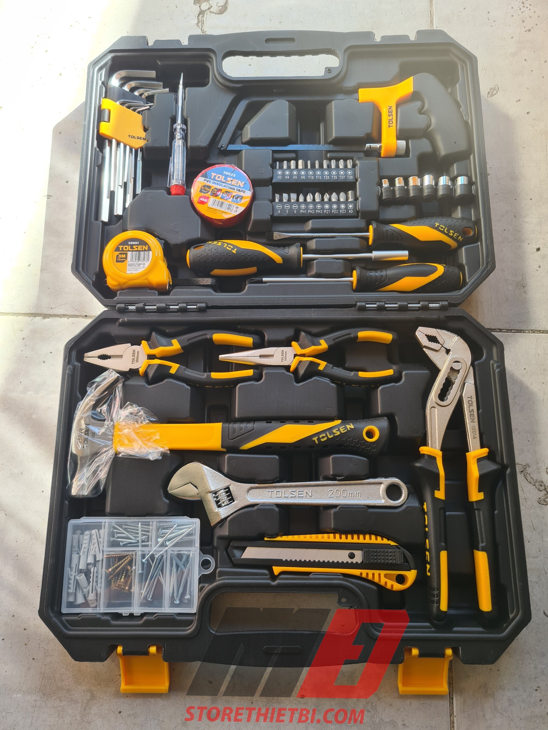 Bộ dụng cụ 119 chi tiết tolsen 85350