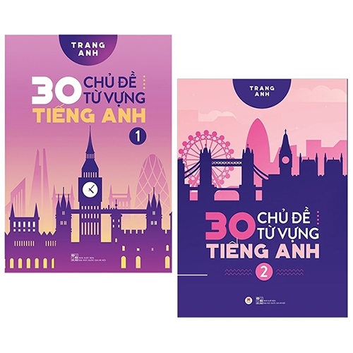Sách 30 chủ đề từ vựng tiếng anh tập 1+2