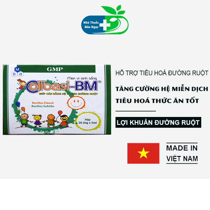 Men vi sinh sống Colibasi-BM hỗ trợ rối loạn tiêu hóa lợi khuẩn đường ruột