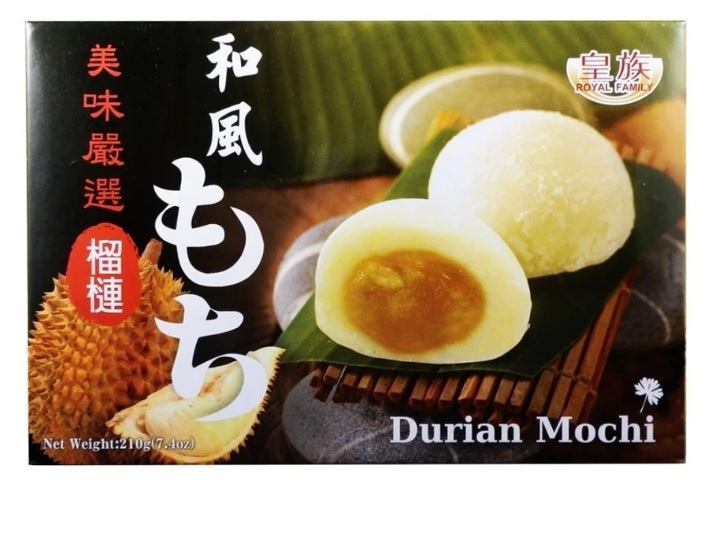 Bánh Mochi Sầu Riêng Royal Family NK Đài Loan 210gr 6 bánh nhân kem sầu riêng ăn vặt
