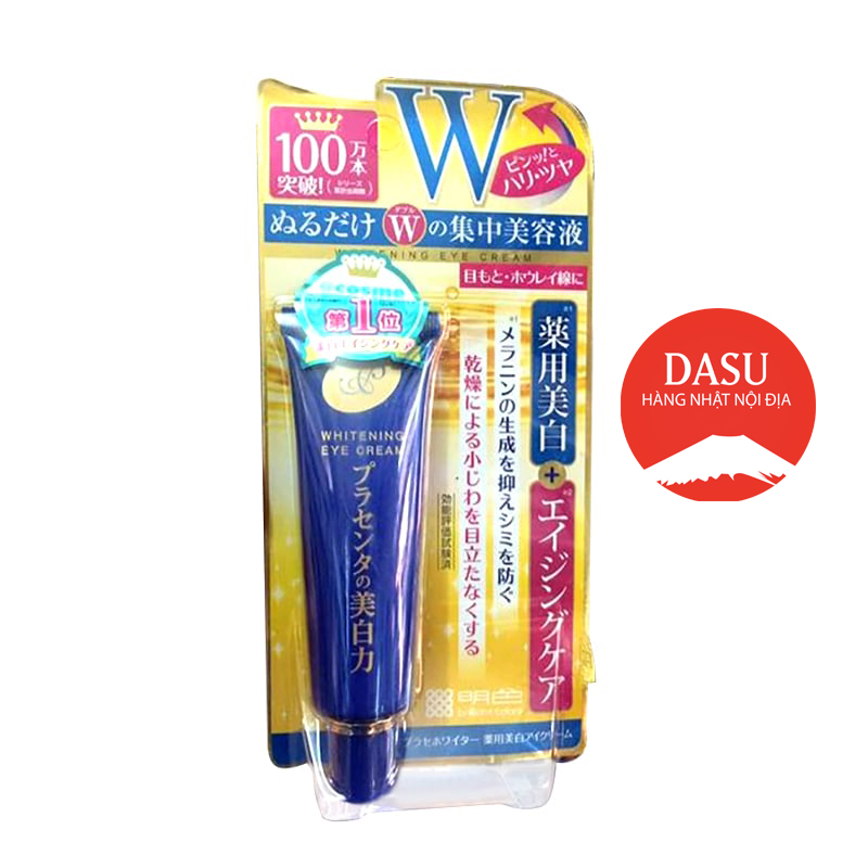 [HCM]KEM DƯỠNG MẮT HỔ TRỢ THÂM GIẢM NHĂN MEISHOKU WHITENING EYE CREAM 30g