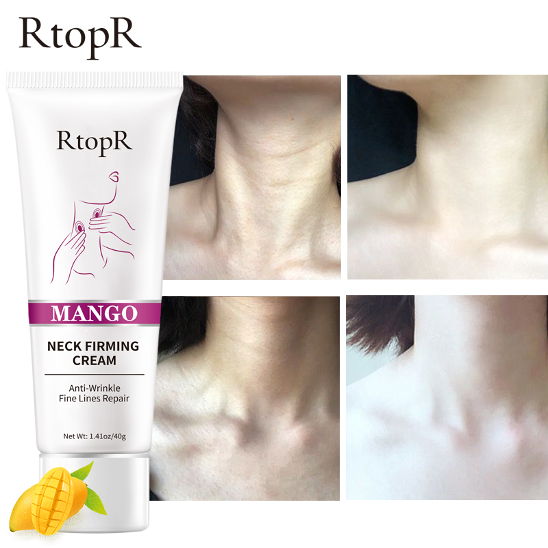 RtopR Kem trẻ hóa làm săn chắc vùng cổ giúp da chống nhăn làm trắng dưỡng ẩm cổ dung tích 40g