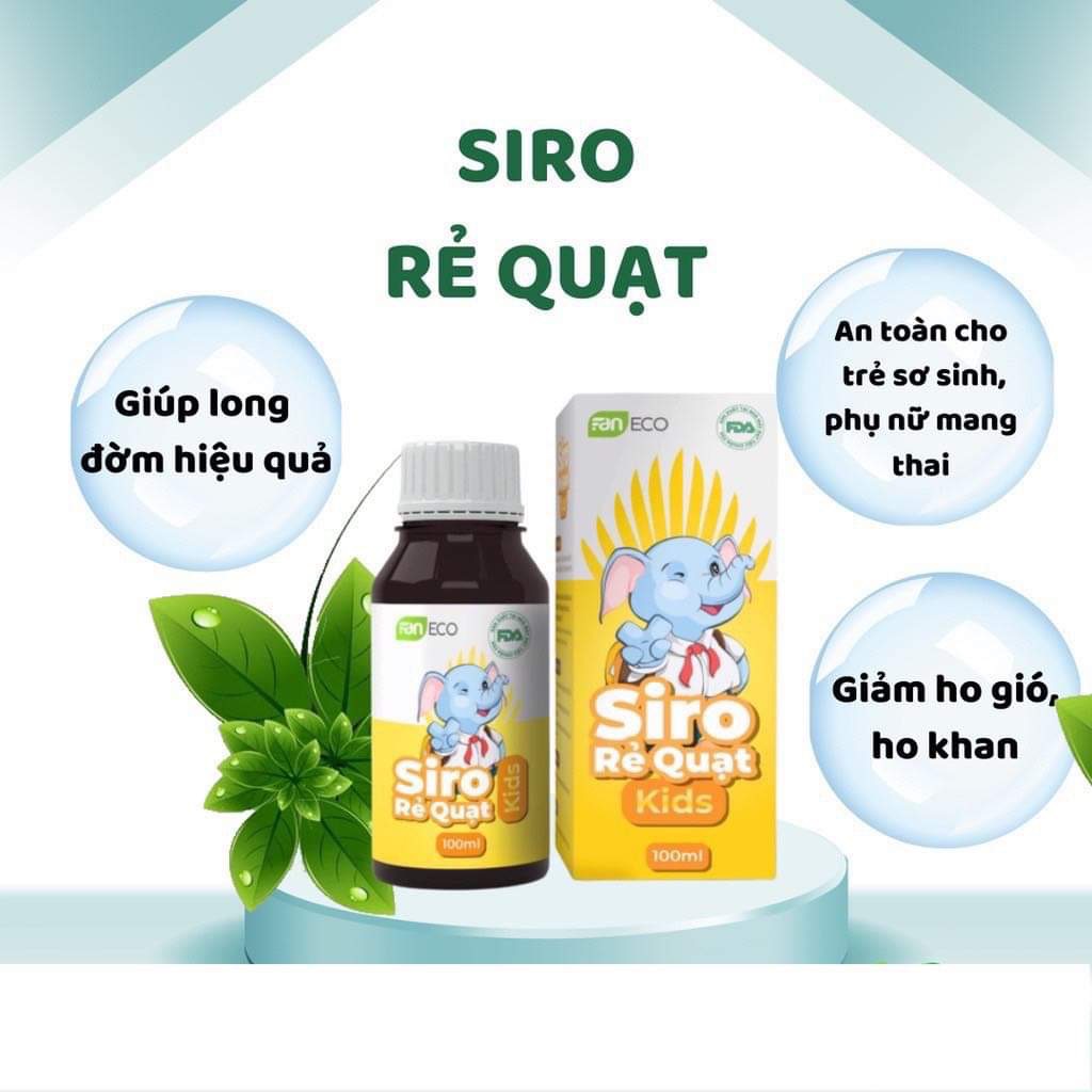 Siro rẻ quạt kids