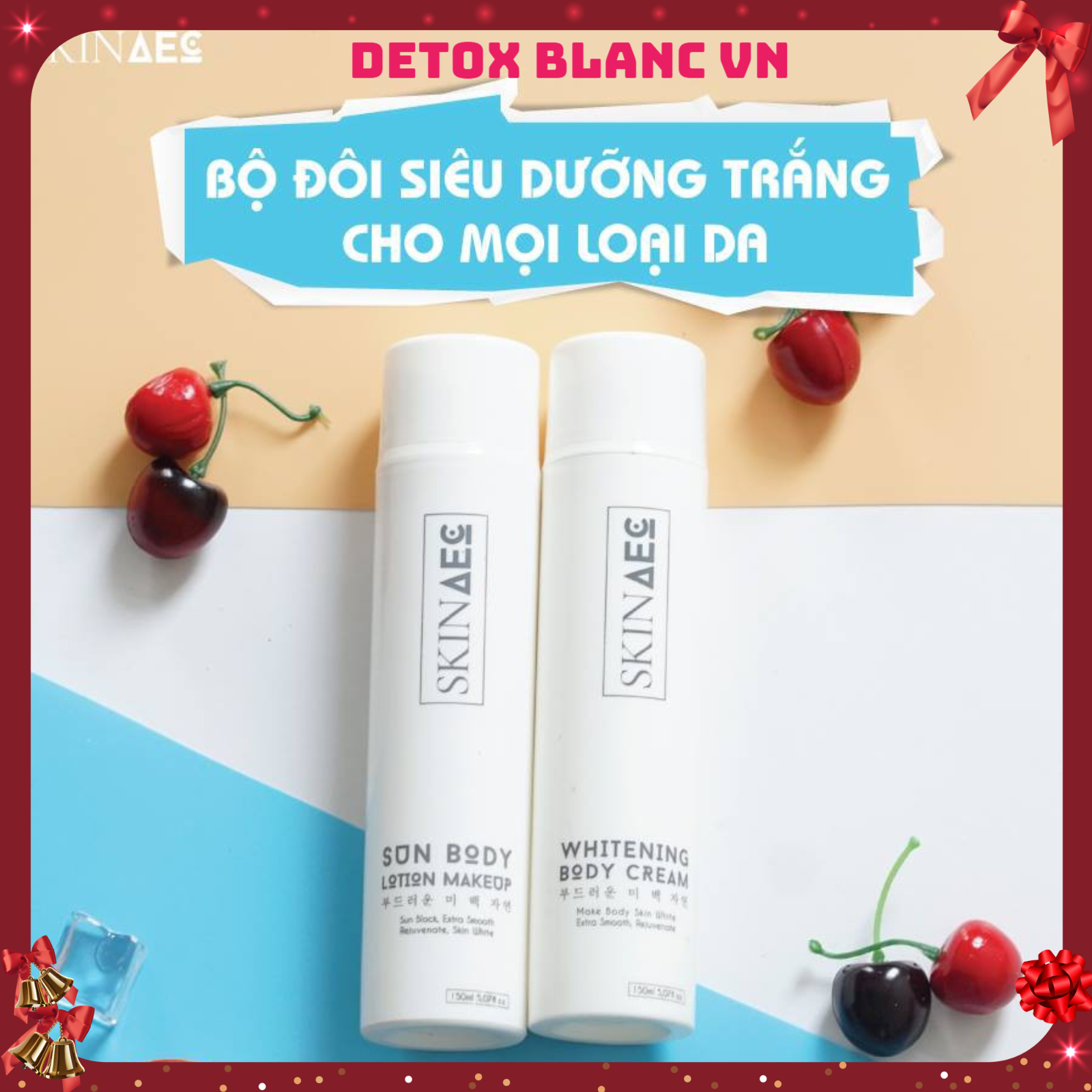 Skin aec -bộ kem dưỡng da trắng bật tone
