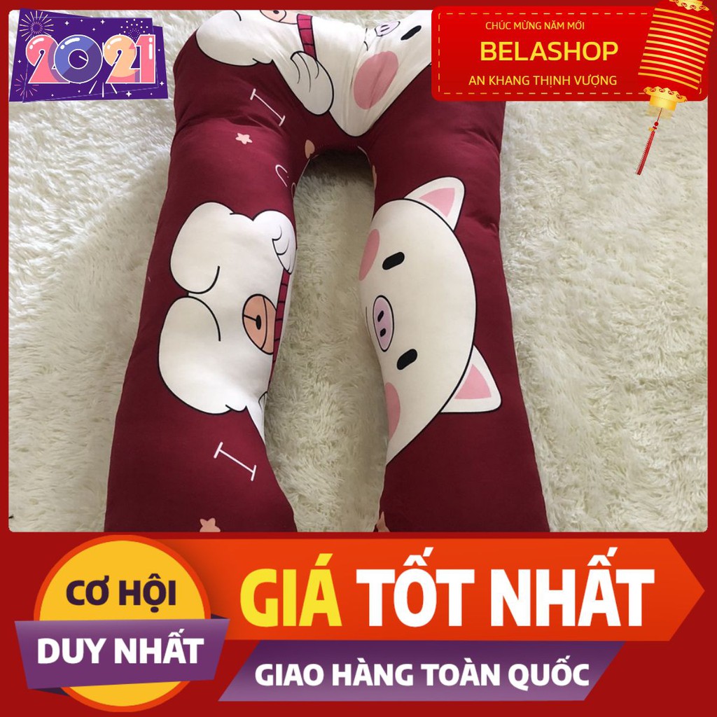 Vỏ gối ôm bà bầu hình chữ u sẵn hàng tại tp hcm vgb1313
