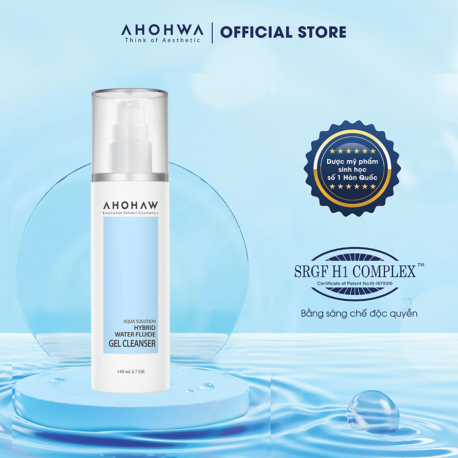 Gel rửa mặt dành cho mọi loại da Hybird Water Fluide Gel Cleanser