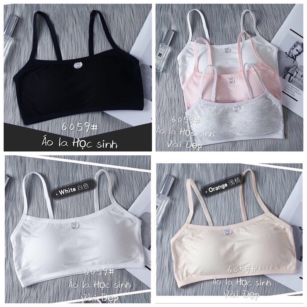 Lẻ 1 áo lót học sinh cấp 2, áo lót 2 dây chất cotton mềm mát