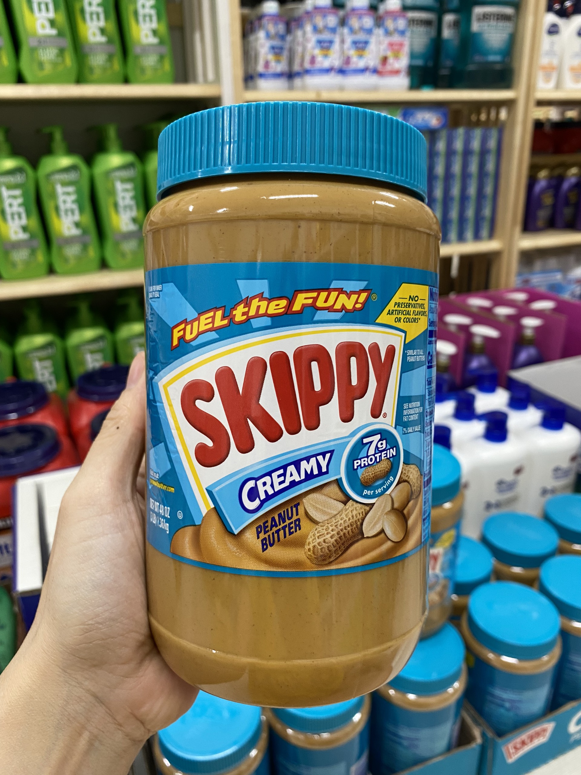 Bơ đậu phộng skippy creamy peanut butter 1,36kg _ nhập mỹ 🗽✈️