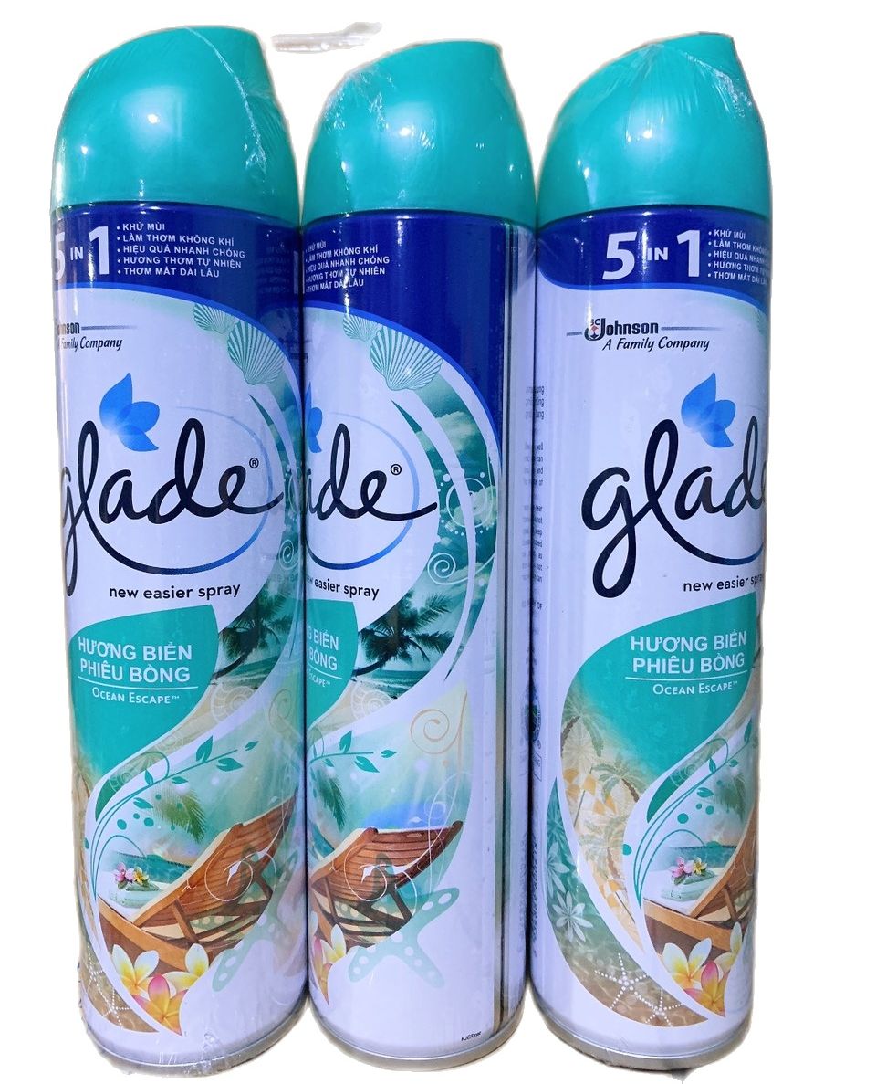 Combo 2 chai xịt phòng glade hương biển phiêu bồng 280ml