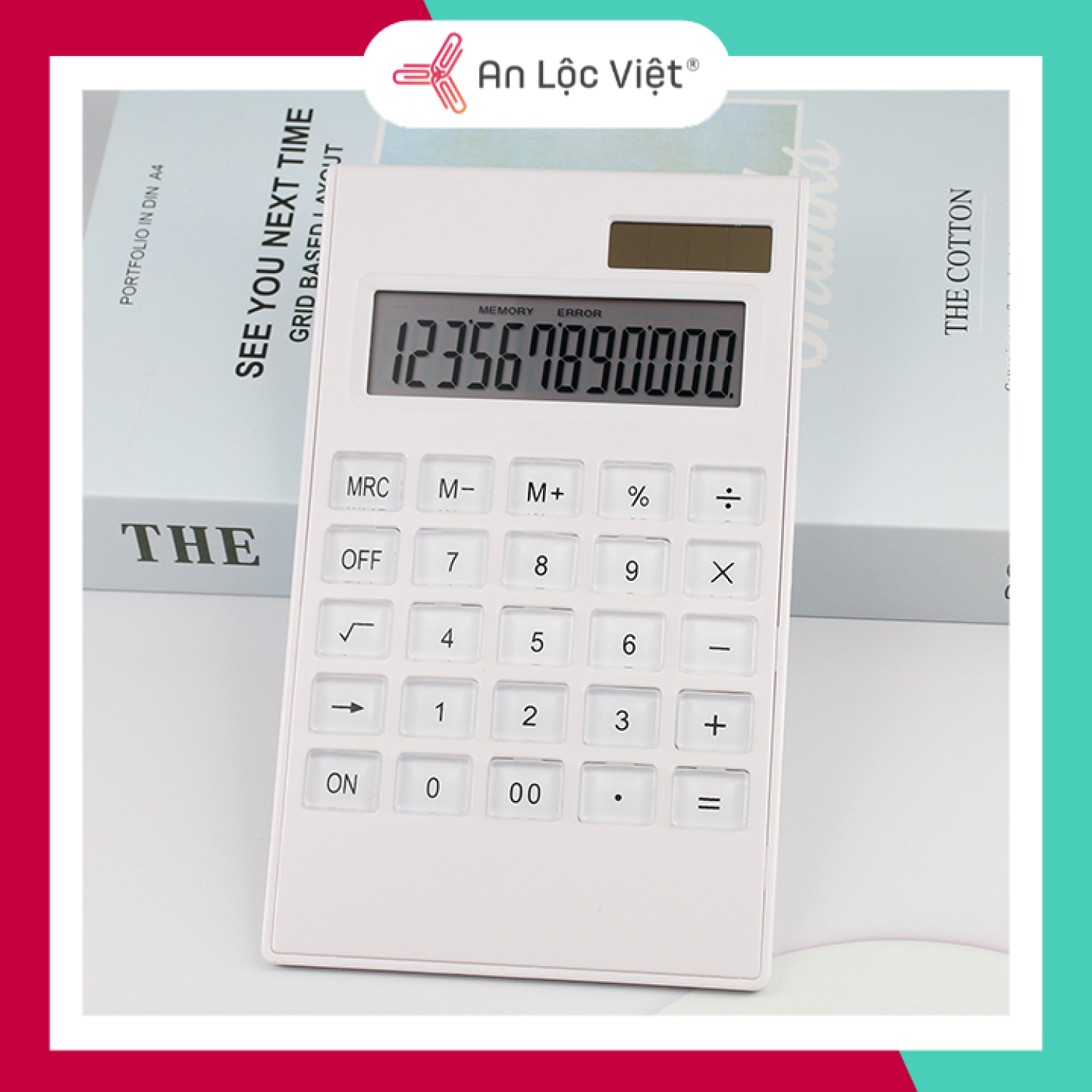 Máy tính cầm tay Dexin 2235 - Dùng pin năng lượng mặt trời