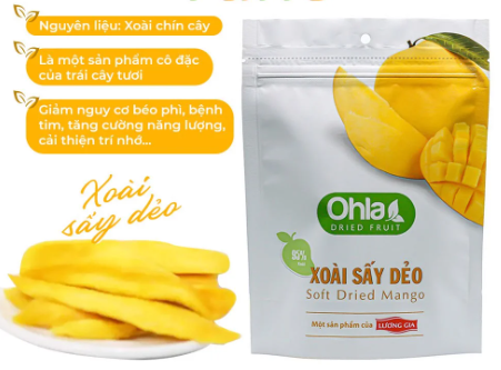 Xoài Sấy Dẻo Chua Ngọt 200 Gr