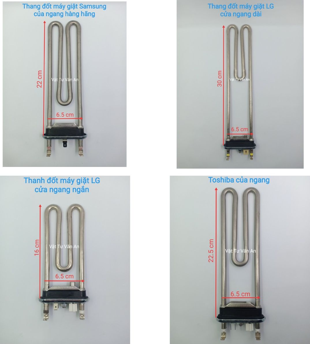 Thanh sợi đốt, điện trở máy giặt LG, Samsung, Toshiba