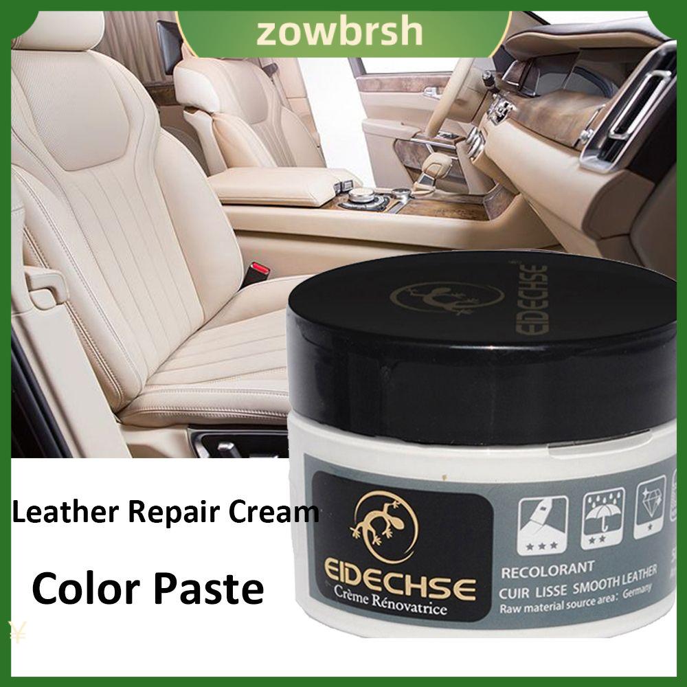ZOWBRSH Dụng Cụ Sửa Chữa Miếng Dán Ghế Sofa Xe Hơi Bị Phai Màu 50Ml, Kem Phục Hồi Màu Nhuộm Đổi Mới Kem Phục Hồi Màu Da