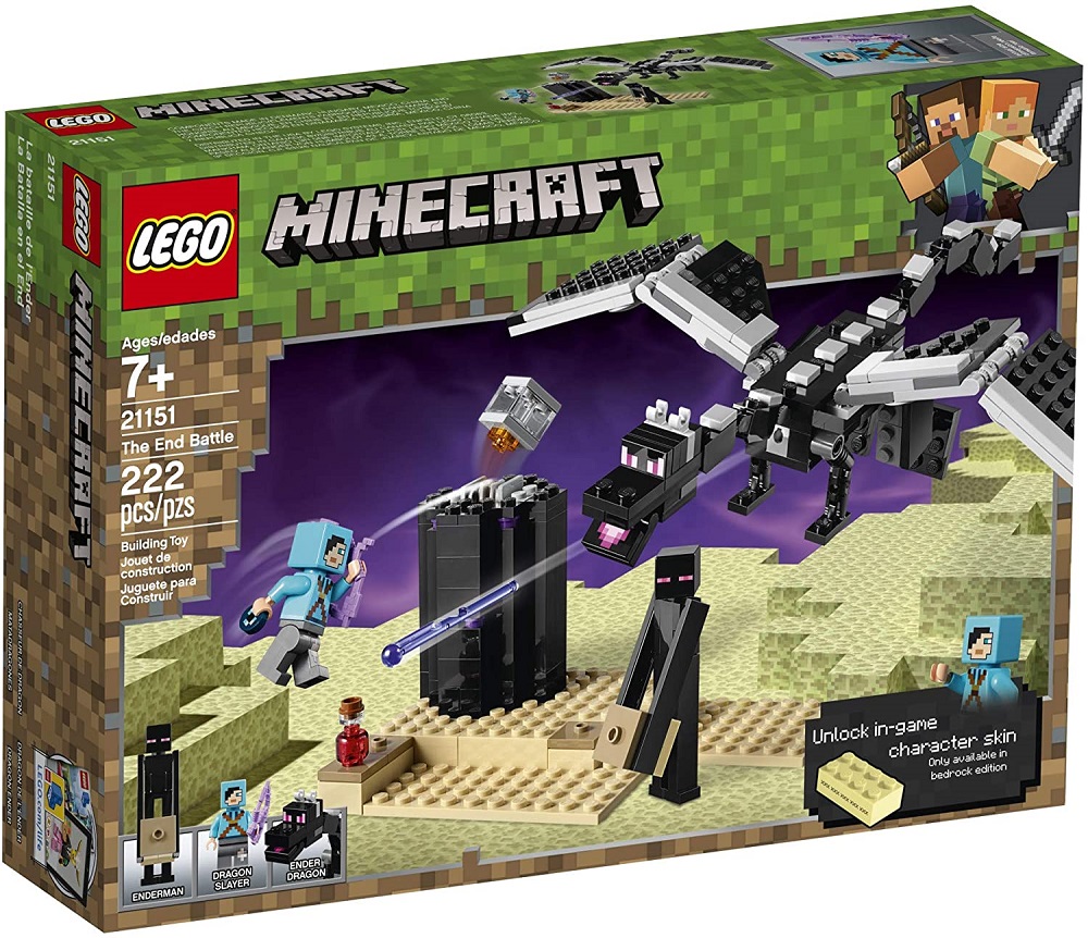 Hãy chuẩn bị cho cuộc phiêu lưu tuyệt vời với lego Minecraft rồng Ender! Lắp ráp khối Lego của riêng bạn và điều khiển rồng của mình khi bạn khám phá khu vực đó. Hãy xem để biết thêm chi tiết!