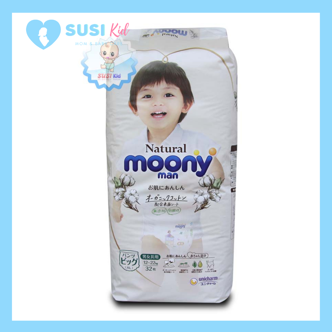 Tã quần Moony Natural nội địa Nhật