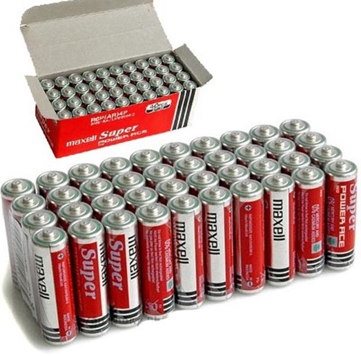  Hộp 40 Pin tiểu AA 1.5V Maxell Super Power Ace Red R6P AR 4P 
