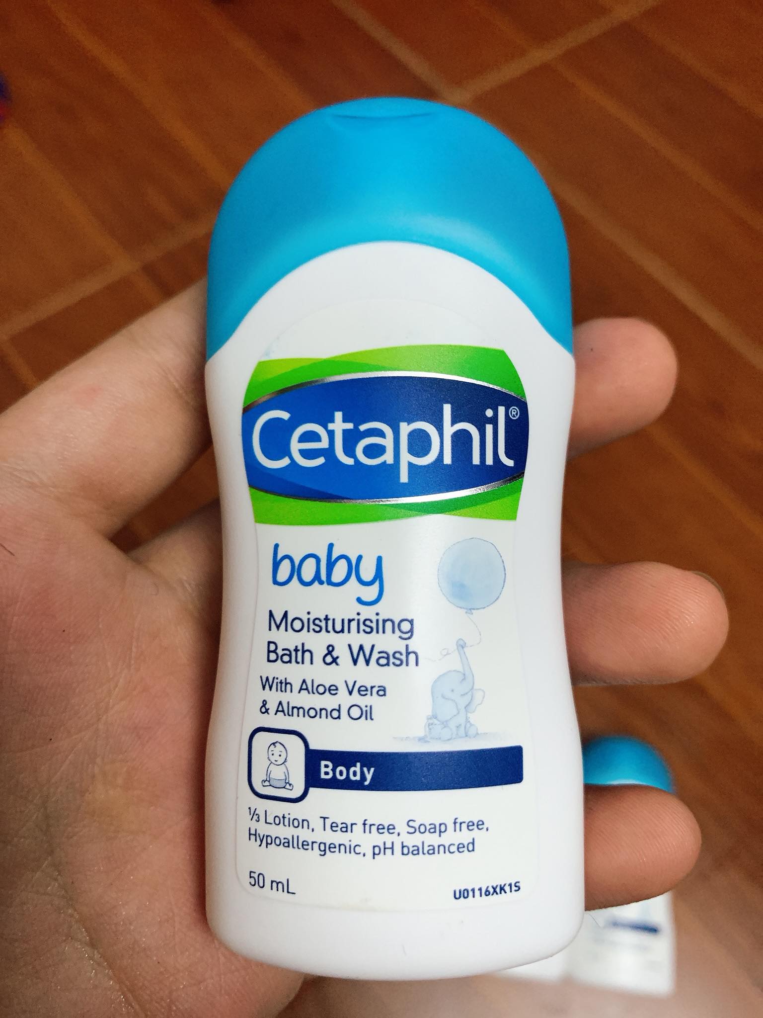 2 sữa tắm gội cetaphil baby 50ml