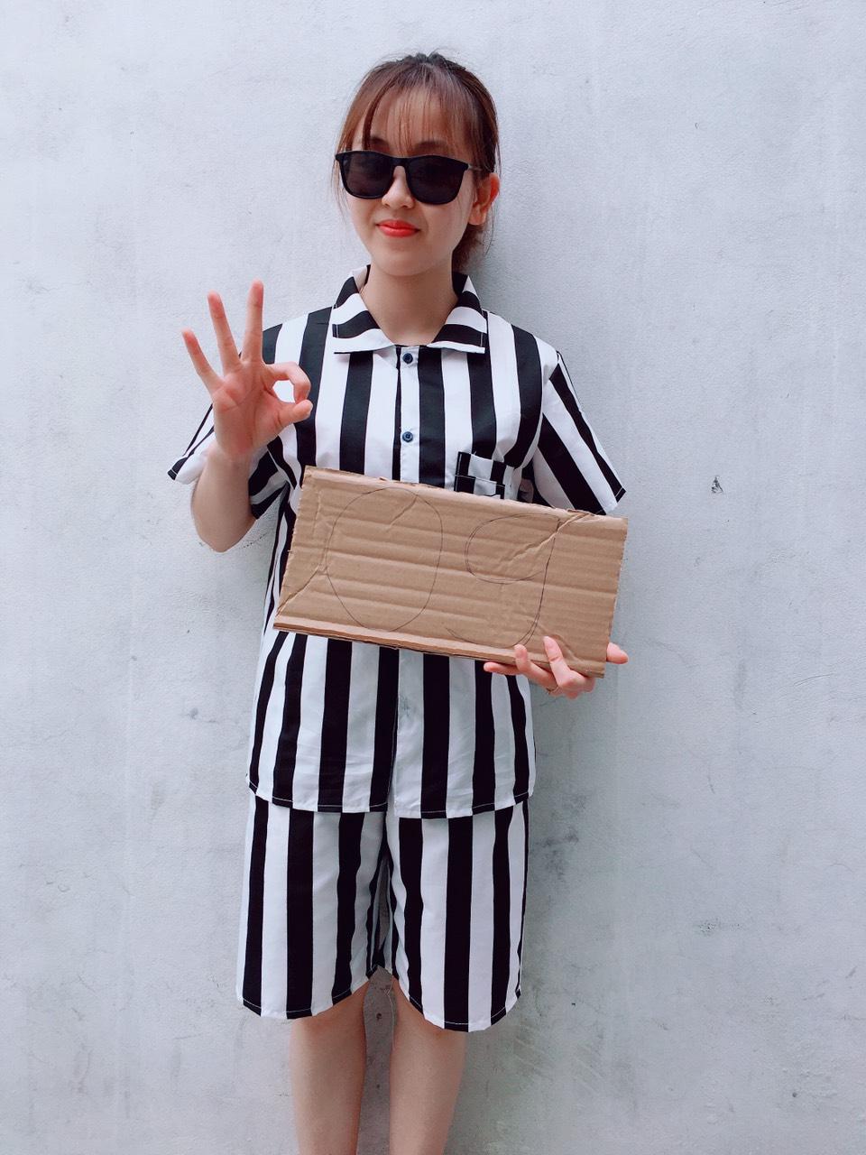 Quỳnh Chi Luxury Bộ Quần Áo Thun Nam Tay Ngắn Tù có cổ cài khuy Quần Short Đùi