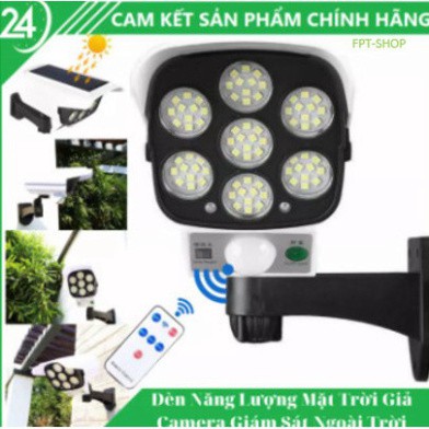 Đèn năng lượng mặt trời ánh sáng mô phỏng camera giám sát giả để dọa kẻ trộm ngoài cảm biến chống nước -nga970
