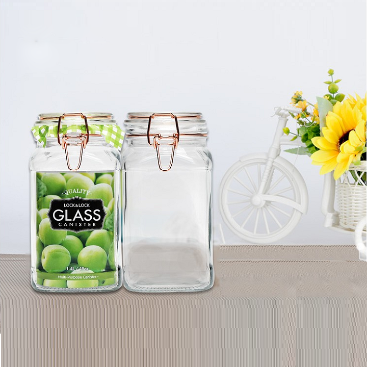 Hủ thủy tinh lock&lock 1400ml - hủ thủy tinh lock&lock 1400ml