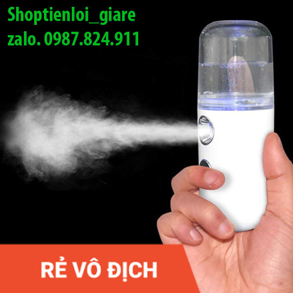 Máy phun sương, máy xịt khoáng nano mini cầm tay