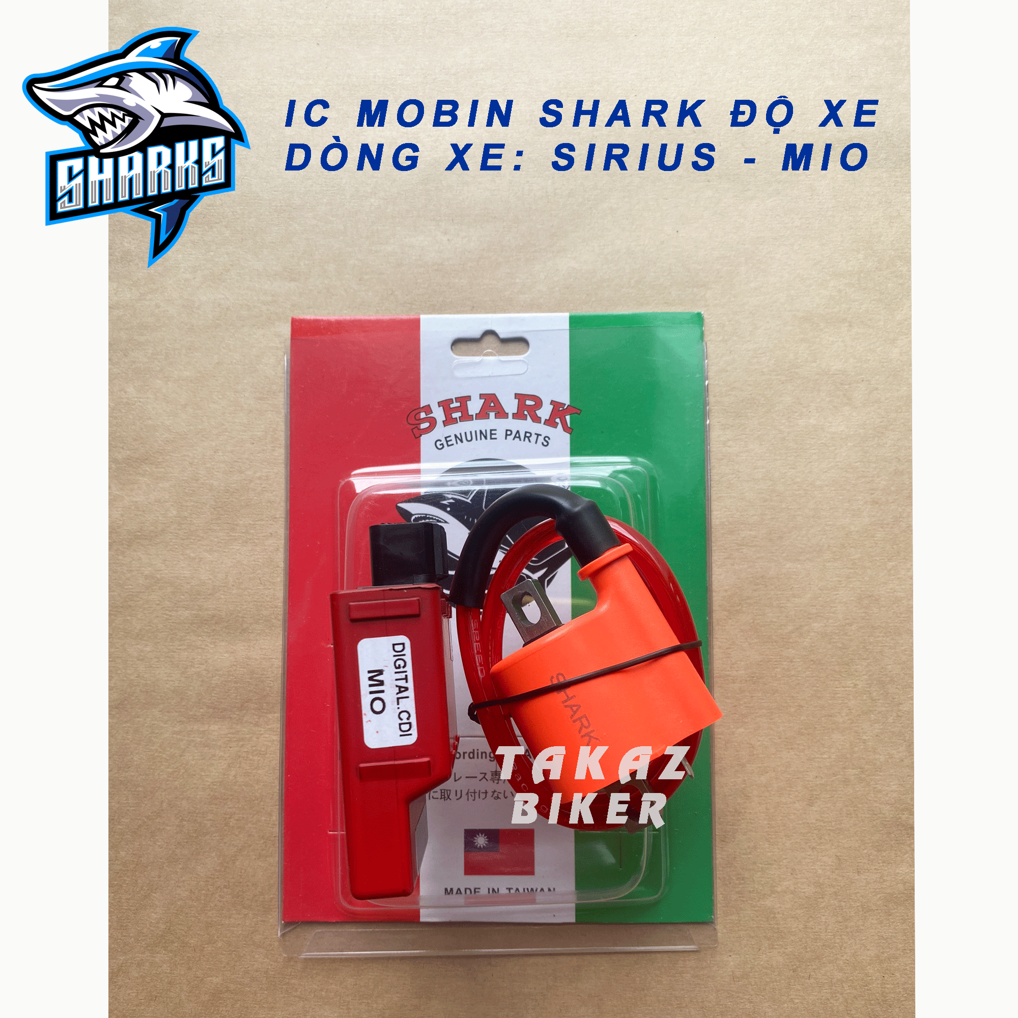 IC MOBIN SƯỜN SHARK ĐỘ MỞ TUA MÁY CỰC MẠNH SIRIUS Xăng Cơ JUPITER V110CC Mio IC MOBINSI