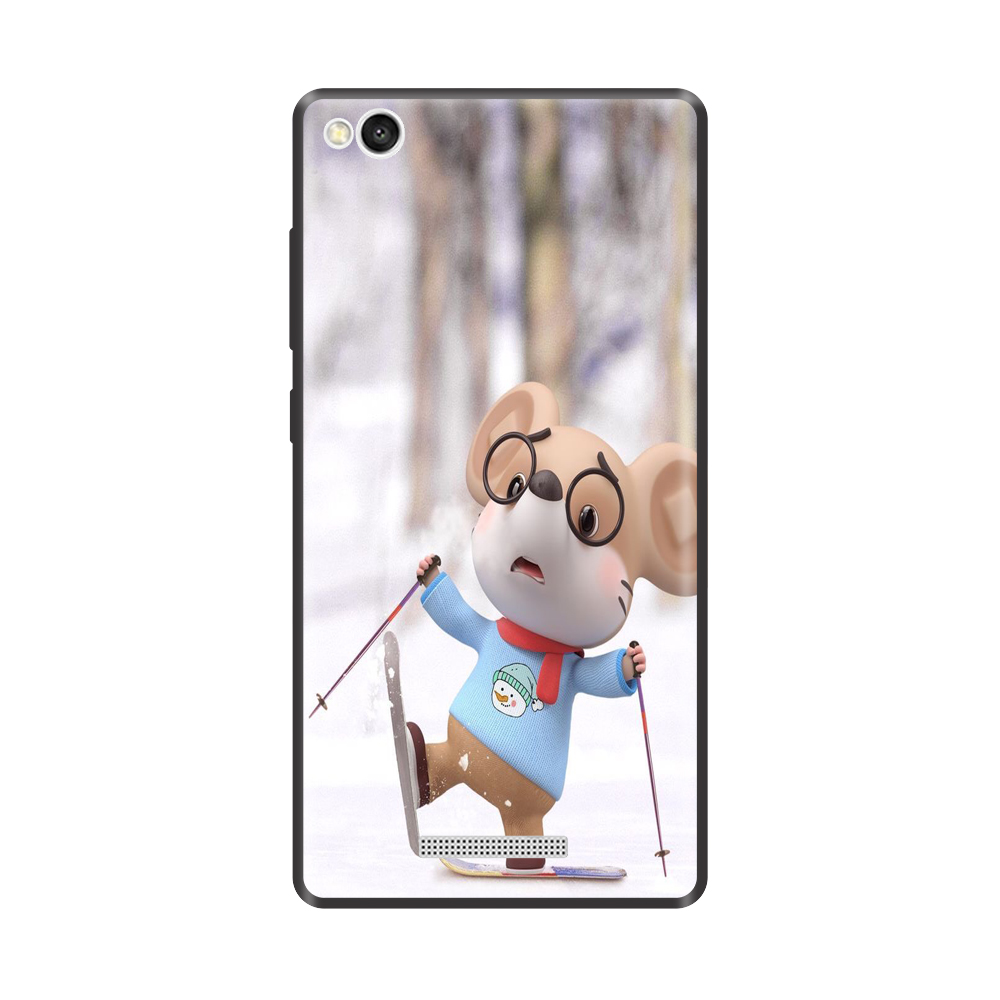 [HCM]Ốp lưng TPU viền dẻo cho điện thoại XIAOMI Mi 8 /Mi 8 Lite /Mi 8 Se /Mi Max /Redmi 4X / Redmi 5 /Redmi 5A / Redmi 6/ redmi 6A Chuột Xuân Trượt Tuyết
