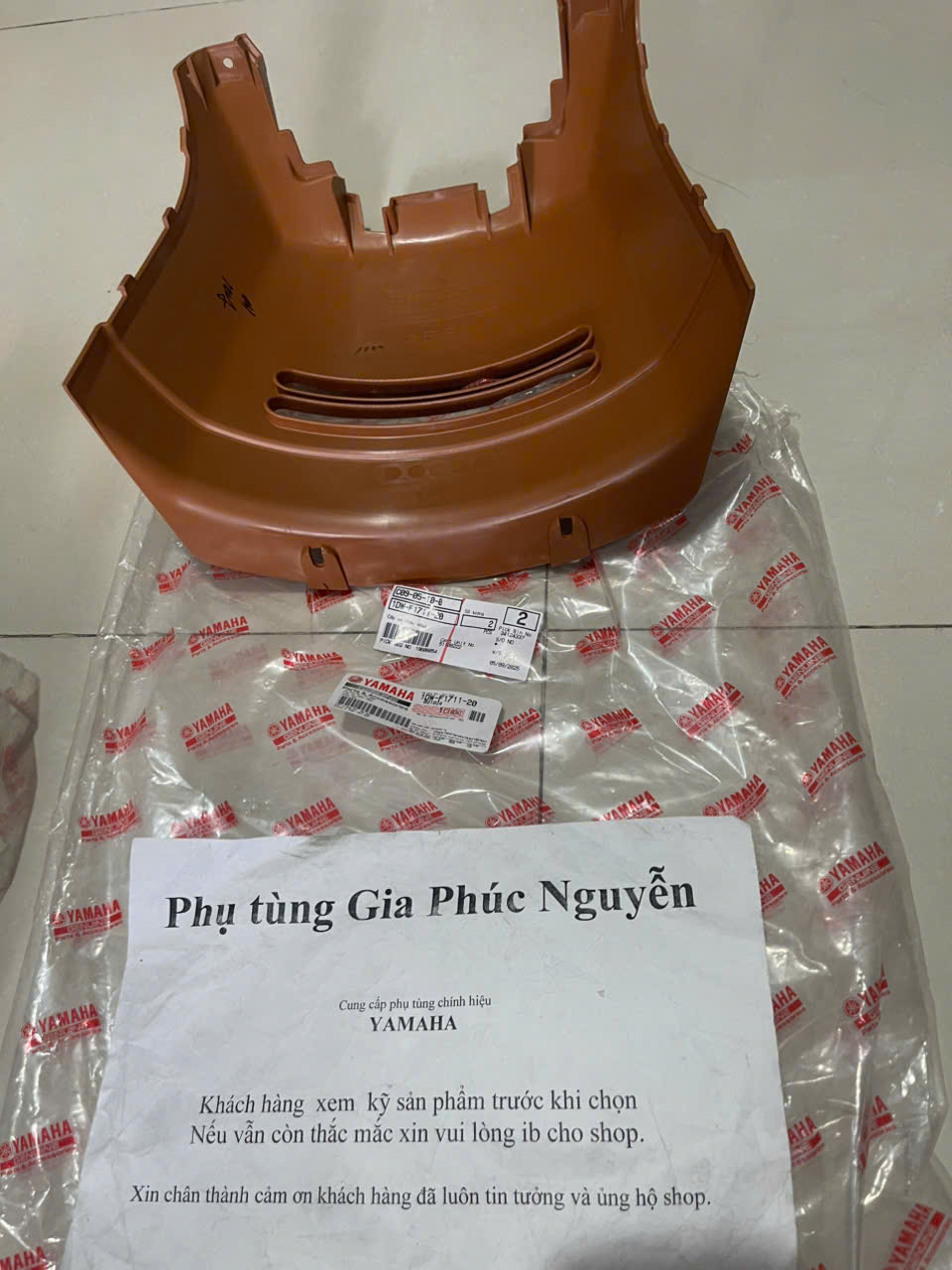 Cốp xe ốp thùng yên xe Cuxi, chính hãng yamaha