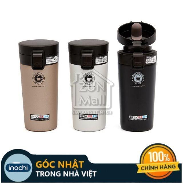 Bình giữ nhiệt cao cấp có khoá asvel nhật bản 370ml - giữ nhiệt rất tốt - inochi