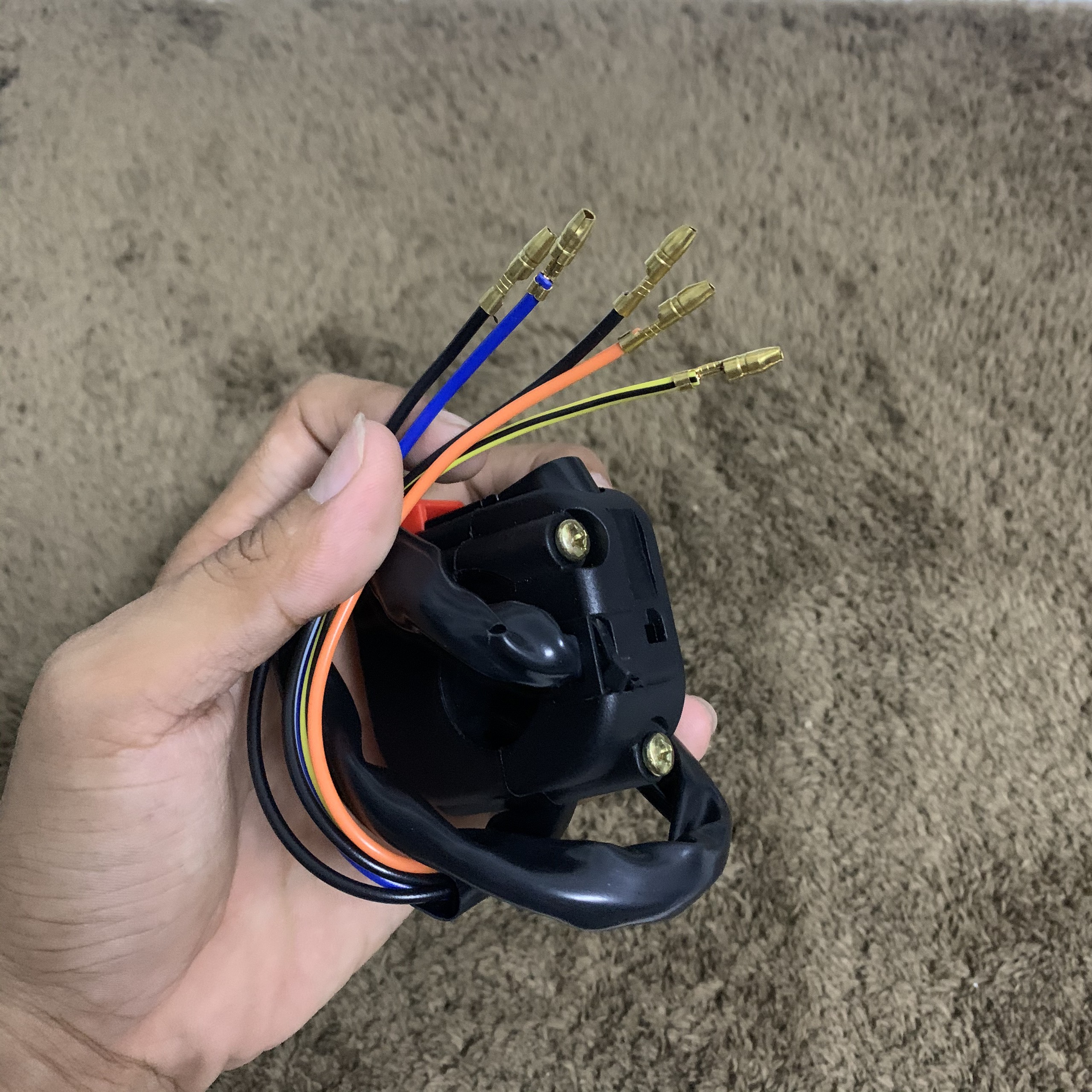Cùm công tắc bên phải on/off  dành cho xe máy